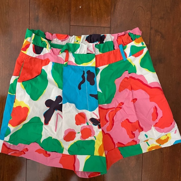 J Crew Ratti Jardin Vibrant Floral Print Shorts - Picture 2 of 8